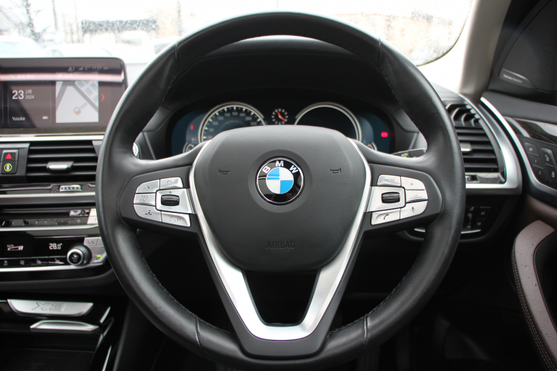 BMW X3 Xdrive20d Xﾗｲﾝ ﾊｲﾗｲﾝ ｾﾚｸﾄP ｲﾉﾍﾞｰｼｮﾝP 1ｵﾅ ﾊﾟﾉﾗﾏｻﾝR HUD ﾍﾞﾝﾁﾚｰｼｮﾝ 全ﾋｰﾀｰ茶革 ﾃﾞｨｽﾌﾟﾚｲｷｰ 追ACC ﾊｰﾏﾝｶｰﾄﾞﾝｻｳﾝﾄﾞLEDﾍｯﾄﾞﾗｲﾄ ｽﾃｱﾘﾝｸﾞｻﾎﾟｰﾄ ｼﾞｪｽﾁｬｰｺﾝﾄﾛｰﾙ ﾀｯﾁ画面HDDﾅﾋﾞTV 360度ｶﾒﾗ 電動ﾄﾗﾝｸ 2年保証