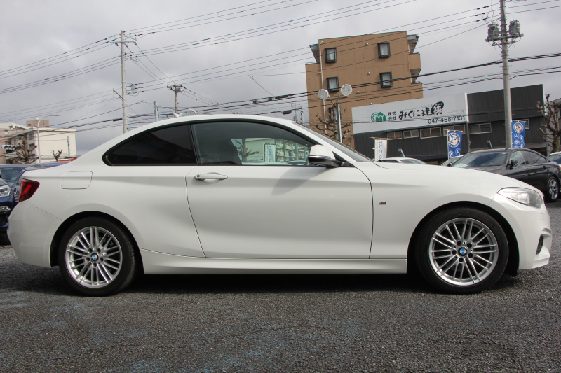 BMW 2シリーズ 220i ｸｰﾍﾟMｽﾎﾟｰﾂ 衝突軽減ﾌﾞﾚｰｷ 車線逸脱警告 歩行者警告 ﾌﾞﾚｰｷ付ｸﾙｺﾝ ﾀｯﾁﾊﾟｯﾄﾞ対応HDDﾅﾋﾞBｶﾒﾗ 専用ｴｱﾛ 17AW ｼ-ﾄﾒﾓﾘ- ｽﾏｰﾄｷｰ 直噴ﾀｰﾎﾞ8速AT ﾐﾗｰETC Bluetooth接続 2年保証