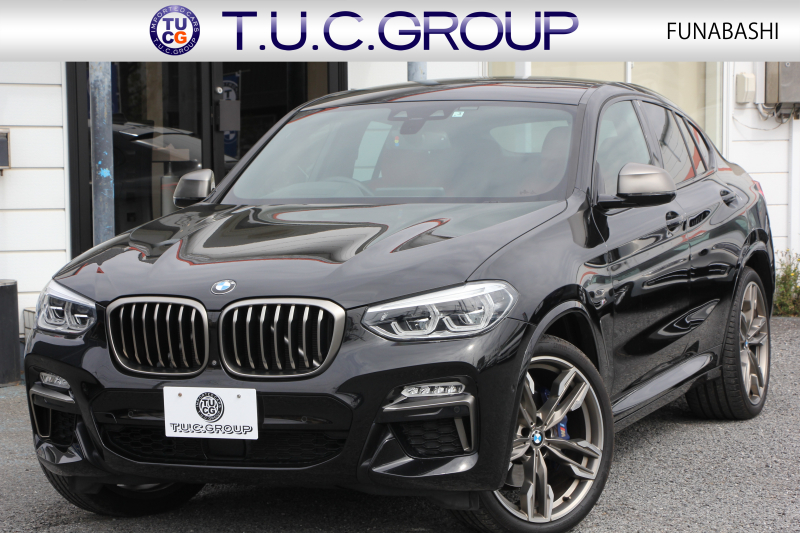 BMW X4 M40i 4WD 直6ﾀｰﾎﾞ360馬力 individual赤×黒ﾚｻﾞｰ 全席ﾋｰﾀｰ 可変ｻｽ 専用ﾃﾞﾌ&21AW LEDﾍｯﾄﾞﾗｲﾄ ｵｰﾄﾊｲﾋﾞｰﾑ 追従ACC ｽﾃｱﾘﾝｸﾞｻﾎﾟｰﾄ HUD 置くだけ充電 Pｱｼｽﾄﾌﾟﾗｽ 360度ｶﾒﾗ 2年保証