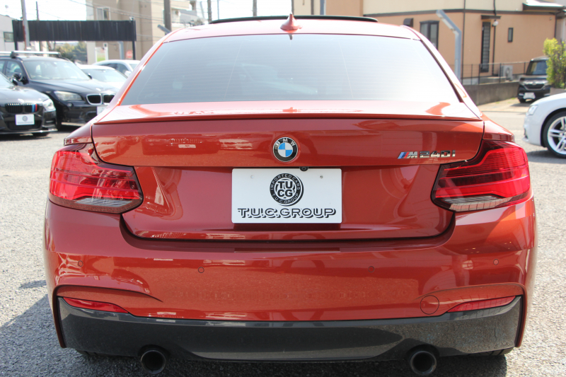 BMW 2シリーズ M240i ｸｰﾍﾟ後期 ｻﾝﾙｰﾌ ﾋｰﾀｰ黒革 340馬力 直6ﾀｰﾎﾞ可変Mｻｽﾍﾟﾝｼｮﾝ LEDﾍｯﾄﾞﾗｲﾄ&LEDﾃｰﾙ 追従ACC ﾀｯﾁ画面HDDﾅﾋﾞPｱｼｽﾄ Bｶﾒﾗ 衝突軽減ﾌﾞﾚｰｷ 車線逸脱警告 歩行者警告 ﾊﾟﾄﾞﾙｼﾌﾄ ｽﾏｰﾄｷｰ 専用ｴｱﾛ 18AW 2年保証