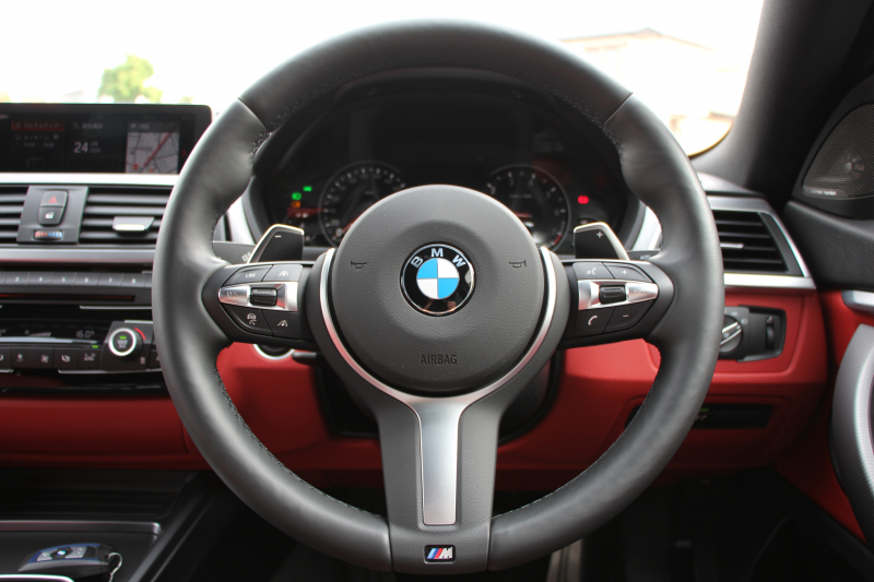 BMW 4シリーズ 440i ｸﾞﾗﾝｸｰﾍﾟMｽﾎﾟｰﾂ 最終ﾓﾃﾞﾙ ｻﾝﾙｰﾌ ｺｰﾗﾙﾚｯﾄﾞﾚｻﾞｰ LEDﾍｯﾄﾞﾗｲﾄ&ﾃｰﾙ 直6ﾀｰﾎﾞ326馬力 液晶ﾒｰﾀｰ ﾊｰﾏﾝｶｰﾄﾞﾝ 追従ACC HUD ﾀｯﾁ画面ﾅﾋﾞTV 衝突軽減ﾌﾞﾚｰｷ 車線逸脱警告 歩行者警告 2年保証