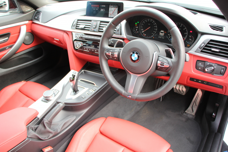 BMW 4シリーズ 440i ｸﾞﾗﾝｸｰﾍﾟMｽﾎﾟｰﾂ 最終ﾓﾃﾞﾙ ｻﾝﾙｰﾌ ｺｰﾗﾙﾚｯﾄﾞﾚｻﾞｰ LEDﾍｯﾄﾞﾗｲﾄ&ﾃｰﾙ 直6ﾀｰﾎﾞ326馬力 液晶ﾒｰﾀｰ ﾊｰﾏﾝｶｰﾄﾞﾝ 追従ACC HUD ﾀｯﾁ画面ﾅﾋﾞTV 衝突軽減ﾌﾞﾚｰｷ 車線逸脱警告 歩行者警告 2年保証