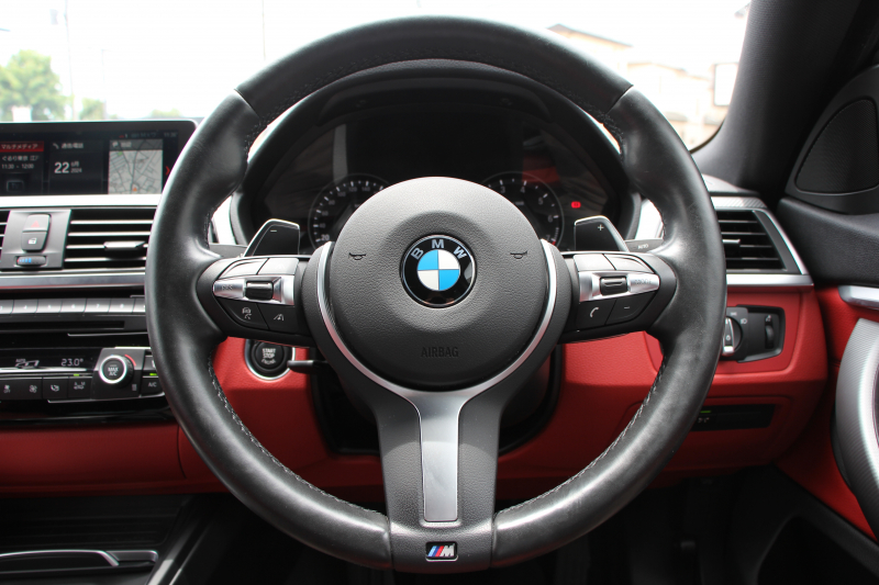 BMW 4シリーズ 420i ｸﾞﾗﾝｸｰﾍﾟMｽﾎﾟｰﾂ 最終ﾓﾃﾞﾙ ﾋｰﾀｰ赤革 ﾀｯﾁ画面HDDﾅﾋﾞﾌﾙｾｸﾞTV 液晶ﾒｰﾀｰ Pｱｼｽﾄ TOPﾋﾞｭｰｶﾒﾗ ｻｲﾄﾞｶﾒﾗ 追従ACC ﾚｰﾝﾁｪﾝｼﾞ警告 LEDﾍｯﾄﾞﾗｲﾄ&ﾃｰﾙ 電動ﾄﾗﾝｸ ｽﾏｰﾄｷｰ Bluetooth接続 2年保証
