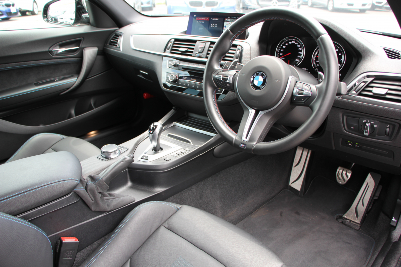 BMW Mシリーズ M2ｺﾝﾍﾟﾃｨｼｮﾝ MDCT Mﾊﾟﾌｫｰﾏﾝｽｴｱﾛ ﾚﾑｽﾏﾌﾗｰ TECH-Mﾊﾞﾙﾌﾞｺﾝﾄﾛｰﾗｰ A/m/s車高調 専用410馬力 S55ｴﾝｼﾞﾝ LEDﾍｯﾄﾞﾗｲﾄ ﾋｰﾀｰ黒革 Mｼｰﾄﾍﾞﾙﾄ ﾀｯﾁﾊﾟﾈﾙ対応HDDﾅﾋﾞﾌﾙｾｸﾞTV ｺﾝﾍﾟ専用19AW&ﾃﾞﾌ 衝突軽減ﾌﾞﾚｰｷ 車線逸脱警告 歩行者警告 2年保証
