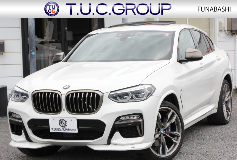 BMW X4 M40i 直6ﾀｰﾎﾞ360馬力 ﾊﾟﾉﾗﾏｻﾝﾙｰﾌ ﾓｶﾚｻﾞｰ 全ﾋｰﾀｰ ACｼｭﾆｯﾂｧｰｴｱﾛ 可変Mｻｽ 専用ﾃﾞﾌ 21AW LEDﾍｯﾄﾞﾗｲﾄ 追従ACC HUD ｽﾃｱﾘﾝｸﾞｻﾎﾟｰﾄ ﾀｯﾁ画面HDDﾅﾋﾞTV 360度ﾊﾟﾉﾗﾏｶﾒﾗ PDC緊急ﾌﾞﾚｰｷ Hifiｽﾋﾟｰｶｰ 置くだけ充電 2年保証