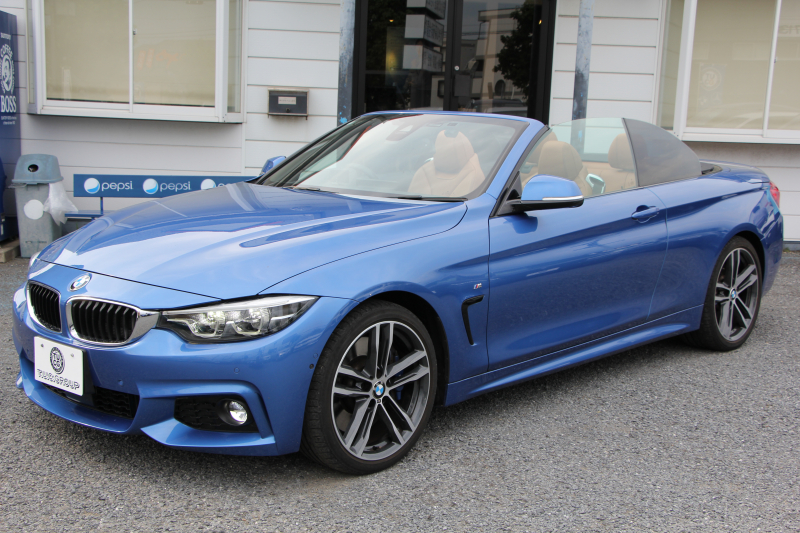 BMW 4シリーズ 440i ｶﾌﾞﾘｵﾚ Mｽﾎﾟｰﾂ ﾌｧｽﾄﾄﾗｯｸP 後期LCI ﾌｪｲｽﾘﾌﾄ後 ﾋｰﾀｰ茶革 B58新ｴﾝｼﾞﾝ 326馬力 HUD 追従ACC ﾚｰﾝﾁｪﾝｼﾞ警告 ﾊｰﾏﾝｶｰﾄﾞﾝ 可変Mｻｽ Mｽﾎﾟｰﾂﾌﾞﾚｰｷ 19AW ﾀｯﾁ画面ﾅﾋﾞTV LEDﾍｯﾄﾞﾗｲﾄ＆ﾃｰﾙ TOPﾋﾞｭｰｶﾒﾗ Pｱｼｽﾄ 2年保証