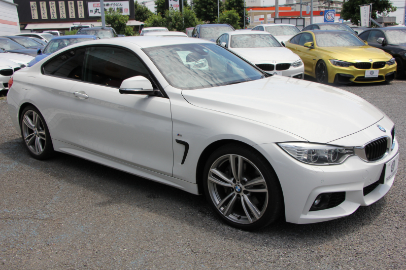 BMW 4シリーズ 435i ｸｰﾍﾟMｽﾎﾟｰﾂ ﾋｰﾀｰ赤革 直6ﾀｰﾎﾞ306馬力 N55B30Aｴﾝｼﾞﾝ REMUSﾏﾌﾗｰ ｵﾌﾟｼｮﾝ19AW 衝突軽減ﾌﾞﾚｰｷ 車線逸脱警告 歩行者警告 ﾌﾞﾚｰｷ付ｸﾙｺﾝ ﾌﾙｾｸﾞTV HDDﾅﾋﾞBluetooth接続 ｽﾏｰﾄｷｰ ﾊﾟﾄﾞﾙｼﾌﾄ 2年保証