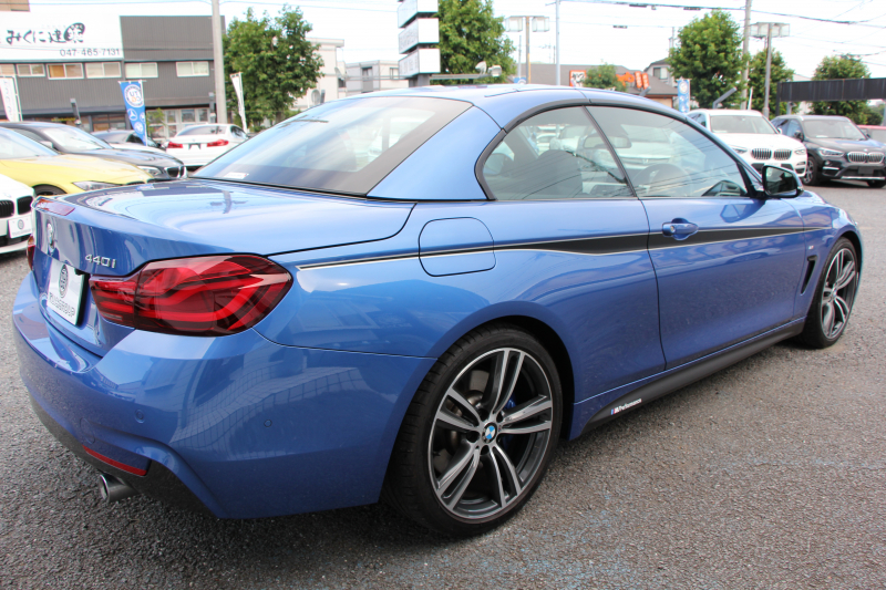 BMW 4シリーズ 440i ｶﾌﾞﾘｵﾚ Mｽﾎﾟｰﾂ ﾌｧｽﾄﾄﾗｯｸP B58新ｴﾝｼﾞﾝ 326馬力 ｴｱｶﾗｰ ﾋｰﾀｰ黒革 LEDﾍｯﾄﾞﾗｲﾄ&ﾃｰﾙ ｱﾀﾞﾌﾟﾃｨﾌﾞMｻｽ Mｽﾎﾟｰﾂﾌﾞﾚｰｷ 19AW HUD 追従ACC Pｱｼｽﾄ TOPﾋﾞｭｰｶﾒﾗ ｻｲﾄﾞｶﾒﾗ HDDﾅﾋﾞTV Bluetooth接続 ﾊﾟﾄﾞﾙｼﾌﾄ 専用ｴｱﾛ 2年保証