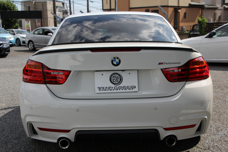 BMW 4シリーズ 435i ｶﾌﾞﾘｵﾚ Mｽﾎﾟｰﾂ ﾌｧｽﾄﾄﾗｯｸP 電動ｵｰﾌﾟﾝ 直6ﾀｰﾎﾞN55ｴﾝｼﾞﾝ ﾋｰﾀｰ黒革 追従ACC LEDﾍｯﾄﾞﾗｲﾄ HUD ｱﾀﾞﾌﾟﾃｨﾌﾞMｻｽ Mｽﾎﾟｰﾂﾌﾞﾚｰｷ 19AW HDDﾅﾋﾞTV MPerformanceｴｱﾛ 衝突軽減ﾌﾞﾚｰｷ 車線逸脱警告 歩行者警告 2年保証