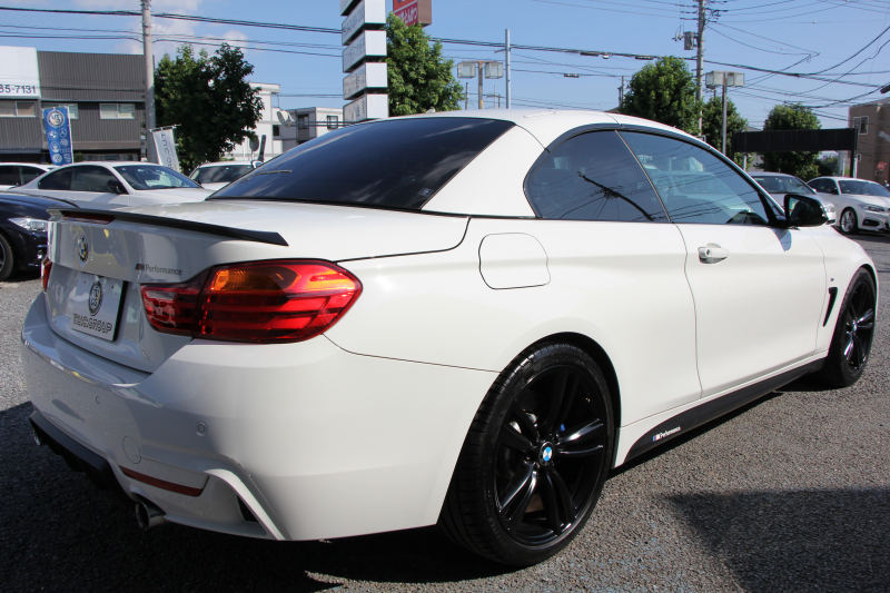 BMW 4シリーズ 435i ｶﾌﾞﾘｵﾚ Mｽﾎﾟｰﾂ ﾌｧｽﾄﾄﾗｯｸP 電動ｵｰﾌﾟﾝ 直6ﾀｰﾎﾞN55ｴﾝｼﾞﾝ ﾋｰﾀｰ黒革 追従ACC LEDﾍｯﾄﾞﾗｲﾄ HUD ｱﾀﾞﾌﾟﾃｨﾌﾞMｻｽ Mｽﾎﾟｰﾂﾌﾞﾚｰｷ 19AW HDDﾅﾋﾞTV MPerformanceｴｱﾛ 衝突軽減ﾌﾞﾚｰｷ 車線逸脱警告 歩行者警告 2年保証