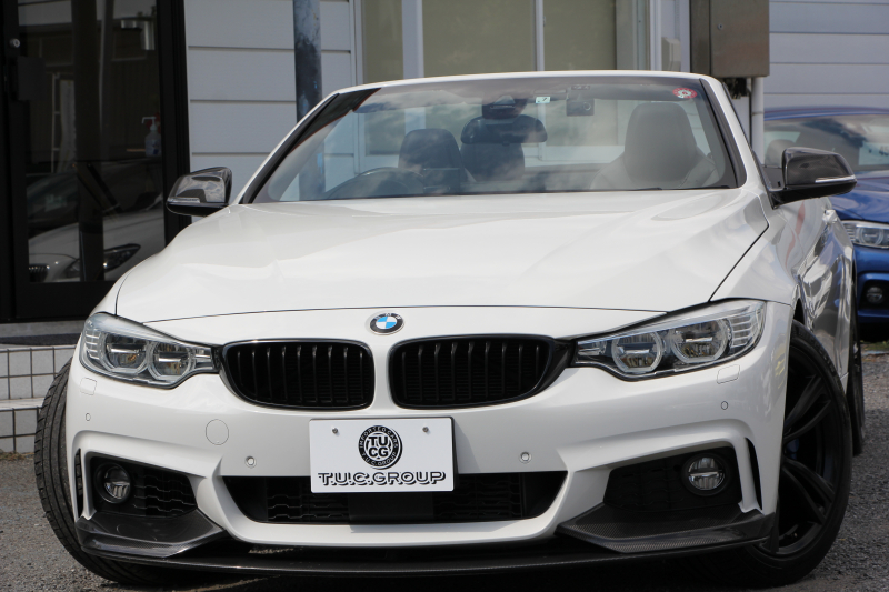 BMW 4シリーズ 435i ｶﾌﾞﾘｵﾚ Mｽﾎﾟｰﾂ ﾌｧｽﾄﾄﾗｯｸP 電動ｵｰﾌﾟﾝ 直6ﾀｰﾎﾞN55ｴﾝｼﾞﾝ ﾋｰﾀｰ黒革 追従ACC LEDﾍｯﾄﾞﾗｲﾄ HUD ｱﾀﾞﾌﾟﾃｨﾌﾞMｻｽ Mｽﾎﾟｰﾂﾌﾞﾚｰｷ 19AW HDDﾅﾋﾞTV MPerformanceｴｱﾛ 衝突軽減ﾌﾞﾚｰｷ 車線逸脱警告 歩行者警告 2年保証