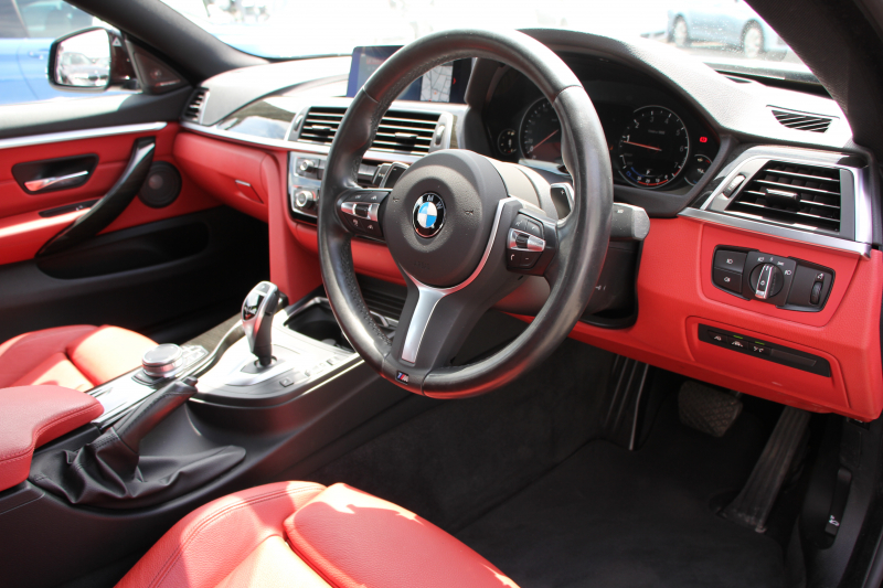 BMW 4シリーズ 440i ｸﾞﾗﾝｸｰﾍﾟMｽﾎﾟｰﾂ ﾌｧｽﾄﾄﾗｯｸP 最終ﾓﾃﾞﾙ ﾌｪｲｽﾘﾌﾄ後 1ｵﾅ ｻﾝﾙｰﾌ ﾋｰﾀｰ赤革 B58新ｴﾝｼﾞﾝ 直6ﾀｰﾎﾞ326馬力 HUD 追従ACC ﾚｰﾝﾁｪﾝｼﾞ警告 ﾊｰﾏﾝｶｰﾄﾞﾝ 可変Mｻｽ Mｽﾎﾟｰﾂﾌﾞﾚｰｷ 19AW ﾀｯﾁ画面ﾅﾋﾞTV LEDﾍｯﾄﾞﾗｲﾄ＆ﾃｰﾙ 2年保証