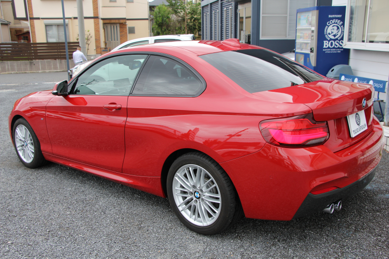 BMW 2シリーズ 220i ｸｰﾍﾟMｽﾎﾟｰﾂ 後期LCI LEDﾍｯﾄﾞﾗｲﾄ&LEDﾃｰﾙ 追従ACC ｼｰﾄﾋｰﾀｰ 変更後ﾀｯﾁ画面HDDﾅﾋﾞBｶﾒﾗ Bluetooth接続 Pｱｼｽﾄ 衝突軽減ﾌﾞﾚｰｷ 車線逸脱警告 歩行者警告 専用ｴｱﾛ ｽﾏｰﾄｷｰ 8速AT 直噴ﾀｰﾎﾞ2年保証