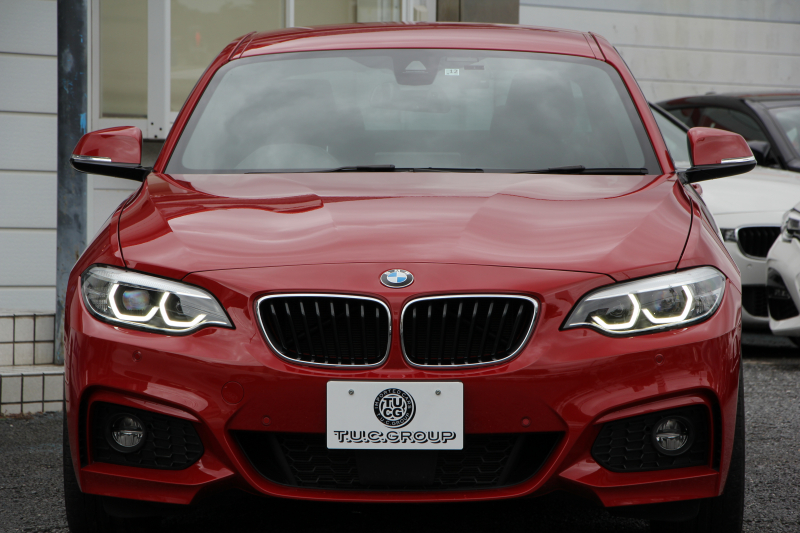 BMW 2シリーズ 220i ｸｰﾍﾟMｽﾎﾟｰﾂ 後期LCI LEDﾍｯﾄﾞﾗｲﾄ&LEDﾃｰﾙ 追従ACC ｼｰﾄﾋｰﾀｰ 変更後ﾀｯﾁ画面HDDﾅﾋﾞBｶﾒﾗ Bluetooth接続 Pｱｼｽﾄ 衝突軽減ﾌﾞﾚｰｷ 車線逸脱警告 歩行者警告 専用ｴｱﾛ ｽﾏｰﾄｷｰ 8速AT 直噴ﾀｰﾎﾞ2年保証