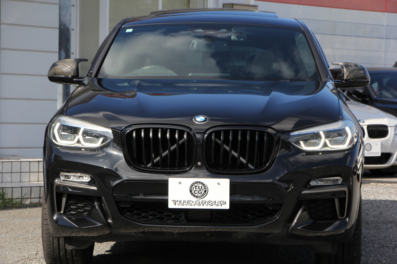 BMW X4 M40i 直6ﾀｰﾎﾞ360馬力 ﾊﾟﾉﾗﾏｻﾝﾙｰﾌ 全席ﾋｰﾀｰ黒革 ｱﾀﾞﾌﾟﾃｨﾌﾞMｻｽ 専用ﾃﾞﾌ 専用ﾌﾞﾚｰｷ 21AW LEDﾍｯﾄﾞﾗｲﾄ 追従ACC HUD ｽﾃｱﾘﾝｸﾞｻﾎﾟｰﾄ ﾀｯﾁ画面HDDﾅﾋﾞTV 360度ﾊﾟﾉﾗﾏｶﾒﾗ ｱｸﾃｨﾌﾞPDC緊急ﾌﾞﾚｰｷ Hifiｽﾋﾟｰｶｰ 置くだけ充電 2年保証