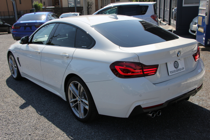 BMW 4シリーズ 420i ｸﾞﾗﾝｸｰﾍﾟMｽﾎﾟｰﾂ 最終ﾓﾃﾞﾙ ﾋｰﾀｰ茶革 LEDﾍｯﾄﾞﾗｲﾄ 純正LEDｽﾓｰｸﾃｰﾙ ｴｱﾛﾃﾞｨﾌｭｰｻﾞｰ ｵﾌﾟｼｮﾝ19AW ｶｰﾎﾞﾝﾌﾛﾝﾄｽﾎﾟｲﾗｰ NEWﾙｰﾑﾐﾗｰ ﾀｯﾁ画面HDDﾅﾋﾞﾌﾙｾｸﾞTV 追従ACC ﾚｰﾝC警告 電動ﾄﾗﾝｸ 衝突軽減ﾌﾞﾚｰｷ 車線逸脱&歩行者警告 2年保証