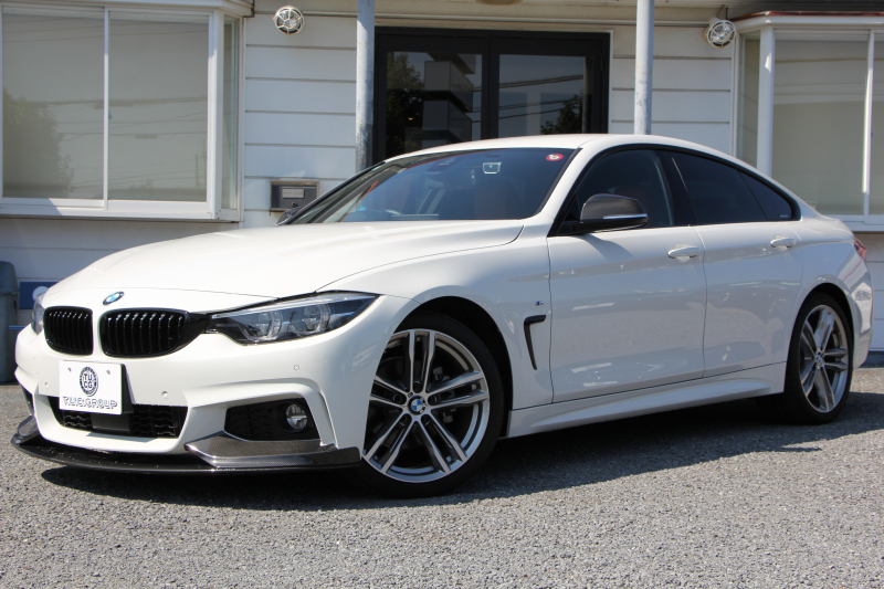 BMW 4シリーズ 420i ｸﾞﾗﾝｸｰﾍﾟMｽﾎﾟｰﾂ 最終ﾓﾃﾞﾙ ﾋｰﾀｰ茶革 LEDﾍｯﾄﾞﾗｲﾄ 純正LEDｽﾓｰｸﾃｰﾙ ｴｱﾛﾃﾞｨﾌｭｰｻﾞｰ ｵﾌﾟｼｮﾝ19AW ｶｰﾎﾞﾝﾌﾛﾝﾄｽﾎﾟｲﾗｰ NEWﾙｰﾑﾐﾗｰ ﾀｯﾁ画面HDDﾅﾋﾞﾌﾙｾｸﾞTV 追従ACC ﾚｰﾝC警告 電動ﾄﾗﾝｸ 衝突軽減ﾌﾞﾚｰｷ 車線逸脱&歩行者警告 2年保証