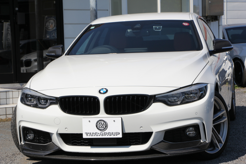 BMW 4シリーズ 420i ｸﾞﾗﾝｸｰﾍﾟMｽﾎﾟｰﾂ 最終ﾓﾃﾞﾙ ﾋｰﾀｰ茶革 LEDﾍｯﾄﾞﾗｲﾄ 純正LEDｽﾓｰｸﾃｰﾙ ｴｱﾛﾃﾞｨﾌｭｰｻﾞｰ ｵﾌﾟｼｮﾝ19AW ｶｰﾎﾞﾝﾌﾛﾝﾄｽﾎﾟｲﾗｰ NEWﾙｰﾑﾐﾗｰ ﾀｯﾁ画面HDDﾅﾋﾞﾌﾙｾｸﾞTV 追従ACC ﾚｰﾝC警告 電動ﾄﾗﾝｸ 衝突軽減ﾌﾞﾚｰｷ 車線逸脱&歩行者警告 2年保証