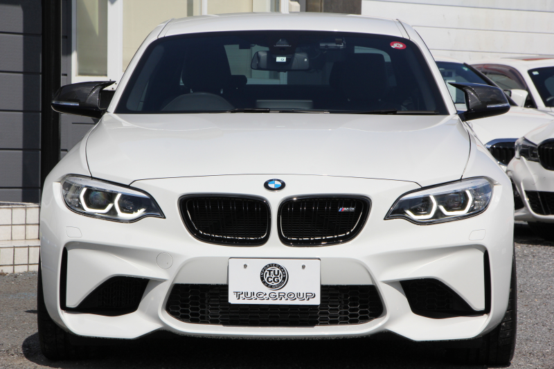 BMW Mシリーズ M2ｸｰﾍﾟ6速MT 後期LCI 370馬力 直6ﾀｰﾎﾞﾋｰﾀｰ黒革 LEDﾍｯﾄﾞﾗｲﾄ&ﾃｰﾙ ﾀｯﾁ画面HDDﾅﾋﾞBｶﾒﾗ 専用19AW 衝突軽減ﾌﾞﾚｰｷ 車線逸脱警告 歩行者警告 ﾌﾞﾚｰｷ付ｸﾙｺﾝ ｶｰﾎﾞﾝｲﾝﾃﾘｱﾄﾘﾑ ｽﾏｰﾄｷｰ 2年保証