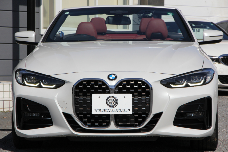 BMW 4シリーズ 420i ｶﾌﾞﾘｵﾚ Mｽﾎﾟｰﾂ ﾌｧｽﾄﾄﾗｯｸ&ｺﾝﾌｫｰﾄP 1ｵﾅ 真珠色 電動ｵｰﾌﾟﾝ ﾋｰﾀｰ赤革 ｱﾀﾞﾌﾟﾃｨﾌﾞMｻｽ 19AW Mspﾌﾞﾚｰｷ 追従ACC ｽﾃｱﾘﾝｸﾞｻﾎﾟｰﾄ ｴｱｶﾗｰ LEDﾍｯﾄﾞﾗｲﾄ ｵｰﾄﾊｲﾋﾞｰﾑ Applecarplay対応 ﾀｯﾁ画面ﾅﾋﾞ360度ｶﾒﾗ Pｱｼｽﾄﾌﾟﾗｽ 2年保証
