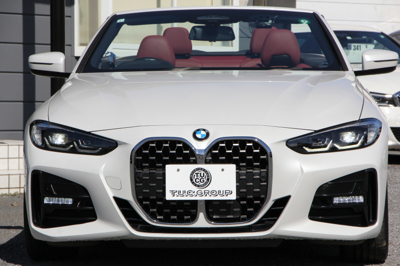 BMW 4シリーズ 420i ｶﾌﾞﾘｵﾚ Mｽﾎﾟｰﾂ ﾌｧｽﾄﾄﾗｯｸ&ｺﾝﾌｫｰﾄP 1ｵﾅ 真珠色 電動ｵｰﾌﾟﾝ ﾋｰﾀｰ赤革 ｱﾀﾞﾌﾟﾃｨﾌﾞMｻｽ 19AW Mspﾌﾞﾚｰｷ 追従ACC ｽﾃｱﾘﾝｸﾞｻﾎﾟｰﾄ ｴｱｶﾗｰ LEDﾍｯﾄﾞﾗｲﾄ ｵｰﾄﾊｲﾋﾞｰﾑ Applecarplay対応 ﾀｯﾁ画面ﾅﾋﾞ360度ｶﾒﾗ Pｱｼｽﾄﾌﾟﾗｽ 2年保証