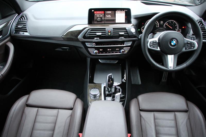 BMW X3 Xdrive20d Mｽﾎﾟｰﾂ ﾊｲﾗｲﾝ ﾓｶﾚｻﾞｰ 全席ﾋｰﾀｰ ﾗﾝﾊﾞｰｻﾎﾟｰﾄ HUD 液晶ﾒｰﾀｰ LEDﾍｯﾄﾞﾗｲﾄ ｵｰﾄﾊｲﾋﾞｰﾑ 追従ACC ｽﾃｱﾘﾝｸﾞｻﾎﾟｰﾄ ﾀｯﾁ画面HDDﾅﾋﾞTV 360度ｶﾒﾗ 電動ﾄﾗﾝｸ ﾊﾟﾄﾞﾙｼﾌﾄ Bluetoothｵｰﾃﾞｨｵ 2年保証