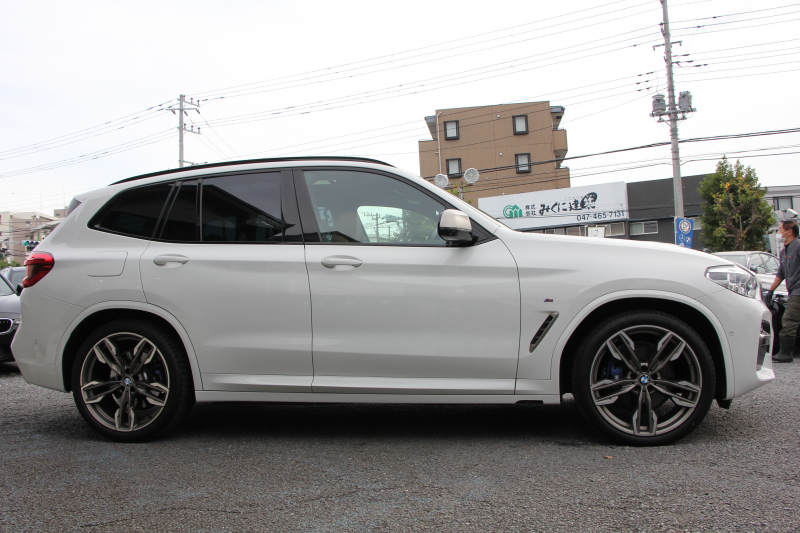 BMW X3 M40d ｾﾚｸﾄﾊﾟｯｹｰｼﾞ1ｵ-ﾅ 走行3300km 326馬力 ﾊﾟﾉﾗﾏｻﾝﾙｰﾌ ｺﾆｬｯｸﾚｻﾞｰ 全席ﾋｰﾀｰ ﾊｰﾏﾝｶｰﾄﾞﾝ HUD ﾘｱｼｰﾄ可倒調整 21AW Mｽﾎﾟｰﾂﾃﾞﾌ 追従ACC ｽﾃｱﾘﾝｸﾞｻﾎﾟｰﾄ ﾀｯﾁ画面HDDﾅﾋﾞTV 360度ｶﾒﾗ ｱﾝﾋﾞｴﾝﾄﾗｲﾄ 2年保証