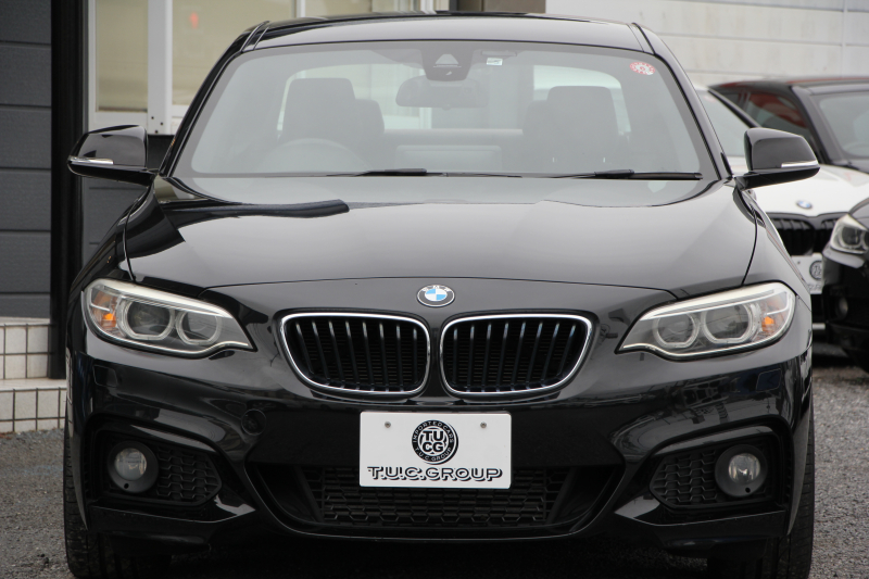 BMW 2シリーズ 220i ｸｰﾍﾟMｽﾎﾟｰﾂ 衝突軽減ﾌﾞﾚｰｷ 車線逸脱警告 歩行者警告 ﾌﾞﾚｰｷ付ｸﾙｺﾝ 直噴ﾀｰﾎﾞ8速AT ﾊﾟﾄﾞﾙｼﾌﾄ Applecarplay対応 ｱﾝﾄﾞﾛｲﾄﾞｵｰﾄ ﾀｯﾁﾊﾟｯﾄﾞ対応HDDﾅﾋﾞBｶﾒﾗ ｽﾏｰﾄｷｰ Bluetooth接続 専用ｴｱﾛ 17AW 2年保証