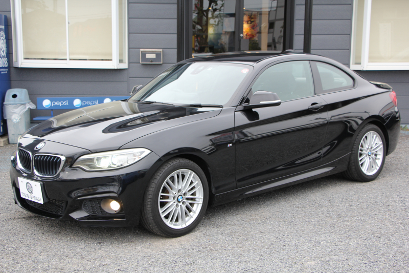 BMW 2シリーズ 220i ｸｰﾍﾟMｽﾎﾟｰﾂ 衝突軽減ﾌﾞﾚｰｷ 車線逸脱警告 歩行者警告 ﾌﾞﾚｰｷ付ｸﾙｺﾝ 直噴ﾀｰﾎﾞ8速AT ﾊﾟﾄﾞﾙｼﾌﾄ Applecarplay対応 ｱﾝﾄﾞﾛｲﾄﾞｵｰﾄ ﾀｯﾁﾊﾟｯﾄﾞ対応HDDﾅﾋﾞBｶﾒﾗ ｽﾏｰﾄｷｰ Bluetooth接続 専用ｴｱﾛ 17AW 2年保証