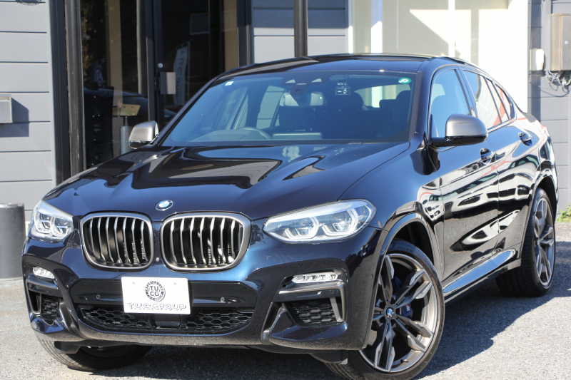 BMW X4 M40i 1ｵｰﾅ 360馬力 直6ﾀｰﾎﾞ全席ﾋｰﾀｰ黒革 ｱﾀﾞﾌﾟﾃｨﾌﾞMｻｽ Mspﾌﾞﾚｰｷ 液晶ﾒｰﾀｰ 360度ｶﾒﾗ ﾀｯﾁ画面HDDﾅﾋﾞTV LEDﾍｯﾄﾞﾗｲﾄ ｵｰﾄﾊｲﾋﾞｰﾑ 電動ﾄﾗﾝｸ ﾊﾟﾄﾞﾙｼﾌﾄ 専用21AW 専用ﾃﾞﾌ 2年保証