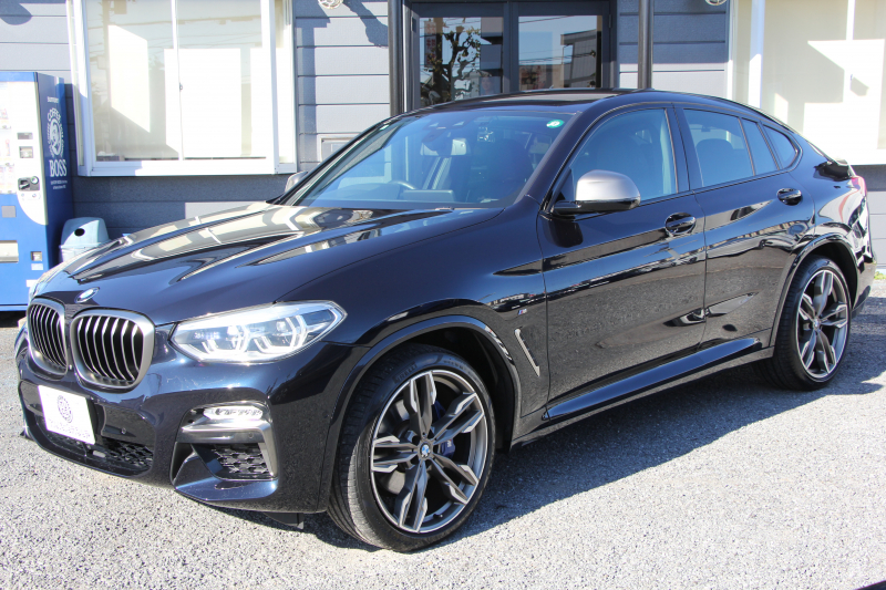 BMW X4 M40i 1ｵｰﾅ 360馬力 直6ﾀｰﾎﾞ全席ﾋｰﾀｰ黒革 ｱﾀﾞﾌﾟﾃｨﾌﾞMｻｽ Mspﾌﾞﾚｰｷ 液晶ﾒｰﾀｰ 360度ｶﾒﾗ ﾀｯﾁ画面HDDﾅﾋﾞTV LEDﾍｯﾄﾞﾗｲﾄ ｵｰﾄﾊｲﾋﾞｰﾑ 電動ﾄﾗﾝｸ ﾊﾟﾄﾞﾙｼﾌﾄ 専用21AW 専用ﾃﾞﾌ 2年保証