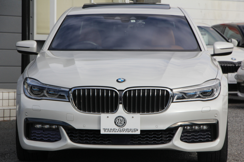 BMW 7シリーズ 740i Mｽﾎﾟｰﾂ 真珠色 ﾚｰｻﾞｰﾗｲﾄ ｻﾝﾙｰﾌ ｺﾆｬｯｸﾚｻﾞｰ ﾏｯｻｰｼﾞ&ﾍﾞﾝﾁﾚｰｼｮﾝ 追従ACC HUD ﾀｯﾁ画面HDDﾅﾋﾞTV 360度ｶﾒﾗ 全ﾄﾞｱｿﾌﾄｸﾛｰｽﾞ20AW 全席ﾋｰﾀｰ ｽﾃｱﾘﾝｸﾞｻﾎﾟｰﾄ ｵｰﾄﾊｲﾋﾞｰﾑ 2年保証