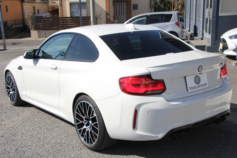 BMW Mシリーズ M2 ｺﾝﾍﾟﾃｨｼｮﾝ MDCT 410馬力 S55ｴﾝｼﾞﾝ LEDﾍｯﾄﾞﾗｲﾄ ﾋｰﾀｰ黒革 Mｼｰﾄﾍﾞﾙﾄ ﾊｰﾏﾝｶｰﾄﾞﾝ ﾀｯﾁﾊﾟﾈﾙ対応HDDﾅﾋﾞｺﾝﾍﾟ専用19AW&ﾃﾞﾌ 衝突軽減ﾌﾞﾚｰｷ 車線逸脱警告 歩行者警告 2年保証