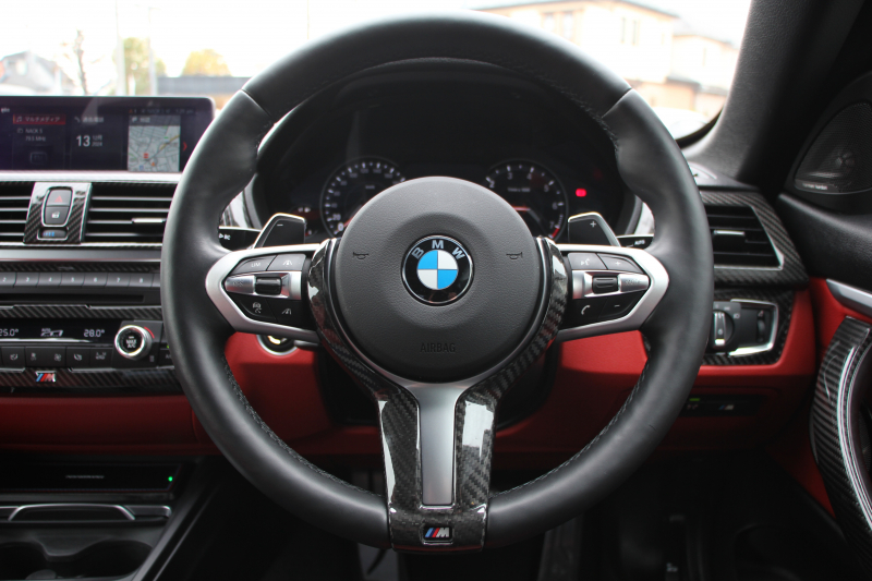 BMW 4シリーズ 440i ｶﾌﾞﾘｵﾚ Mｽﾎﾟｰﾂ ﾌｧｽﾄﾄﾗｯｸ&ﾌﾟﾗｽP LCI後期 ﾏｯﾄﾞﾌﾞﾗｯｸﾎﾞﾃﾞｨ ﾌﾙﾗｯﾋﾟﾝｸﾞｴｱｶﾗｰ ﾋｰﾀｰ赤革 追従ACC LEDﾍｯﾄﾞﾗｲﾄ ﾊｰﾏﾝｶｰﾄﾞﾝｻﾗｳﾝﾄﾞLEDﾍｯﾄﾞﾗｲﾄ&ﾃｰﾙ ｱﾀﾞﾌﾟﾃｨﾌﾞMｻｽ 19AW 追従ACC HUD 2年保証