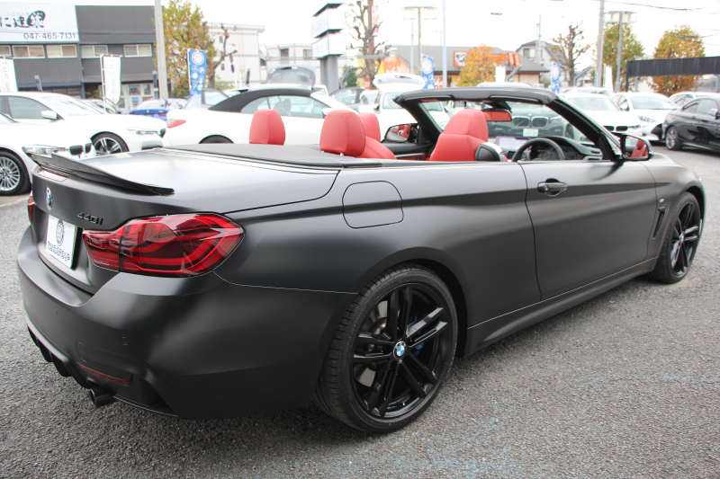 BMW 4シリーズ 440i ｶﾌﾞﾘｵﾚ Mｽﾎﾟｰﾂ ﾌｧｽﾄﾄﾗｯｸ&ﾌﾟﾗｽP LCI後期 ﾏｯﾄﾞﾌﾞﾗｯｸﾎﾞﾃﾞｨ ﾌﾙﾗｯﾋﾟﾝｸﾞｴｱｶﾗｰ ﾋｰﾀｰ赤革 追従ACC LEDﾍｯﾄﾞﾗｲﾄ ﾊｰﾏﾝｶｰﾄﾞﾝｻﾗｳﾝﾄﾞLEDﾍｯﾄﾞﾗｲﾄ&ﾃｰﾙ ｱﾀﾞﾌﾟﾃｨﾌﾞMｻｽ 19AW 追従ACC HUD 2年保証