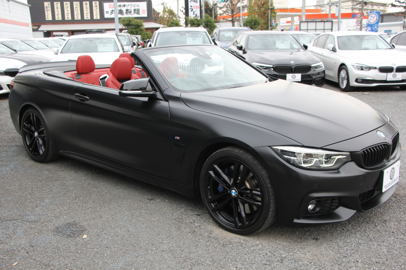 BMW 4シリーズ 440i ｶﾌﾞﾘｵﾚ Mｽﾎﾟｰﾂ ﾌｧｽﾄﾄﾗｯｸ&ﾌﾟﾗｽP LCI後期 ﾏｯﾄﾞﾌﾞﾗｯｸﾎﾞﾃﾞｨ ﾌﾙﾗｯﾋﾟﾝｸﾞｴｱｶﾗｰ ﾋｰﾀｰ赤革 追従ACC LEDﾍｯﾄﾞﾗｲﾄ ﾊｰﾏﾝｶｰﾄﾞﾝｻﾗｳﾝﾄﾞLEDﾍｯﾄﾞﾗｲﾄ&ﾃｰﾙ ｱﾀﾞﾌﾟﾃｨﾌﾞMｻｽ 19AW 追従ACC HUD 2年保証