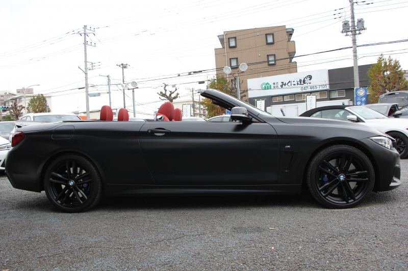 BMW 4シリーズ 440i ｶﾌﾞﾘｵﾚ Mｽﾎﾟｰﾂ ﾌｧｽﾄﾄﾗｯｸ&ﾌﾟﾗｽP LCI後期 ﾏｯﾄﾞﾌﾞﾗｯｸﾎﾞﾃﾞｨ ﾌﾙﾗｯﾋﾟﾝｸﾞｴｱｶﾗｰ ﾋｰﾀｰ赤革 追従ACC LEDﾍｯﾄﾞﾗｲﾄ ﾊｰﾏﾝｶｰﾄﾞﾝｻﾗｳﾝﾄﾞLEDﾍｯﾄﾞﾗｲﾄ&ﾃｰﾙ ｱﾀﾞﾌﾟﾃｨﾌﾞMｻｽ 19AW 追従ACC HUD 2年保証