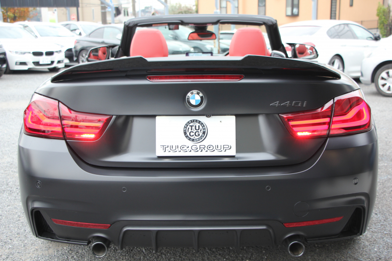 BMW 4シリーズ 440i ｶﾌﾞﾘｵﾚ Mｽﾎﾟｰﾂ ﾌｧｽﾄﾄﾗｯｸ&ﾌﾟﾗｽP LCI後期 ﾏｯﾄﾞﾌﾞﾗｯｸﾎﾞﾃﾞｨ ﾌﾙﾗｯﾋﾟﾝｸﾞｴｱｶﾗｰ ﾋｰﾀｰ赤革 追従ACC LEDﾍｯﾄﾞﾗｲﾄ ﾊｰﾏﾝｶｰﾄﾞﾝｻﾗｳﾝﾄﾞLEDﾍｯﾄﾞﾗｲﾄ&ﾃｰﾙ ｱﾀﾞﾌﾟﾃｨﾌﾞMｻｽ 19AW 追従ACC HUD 2年保証