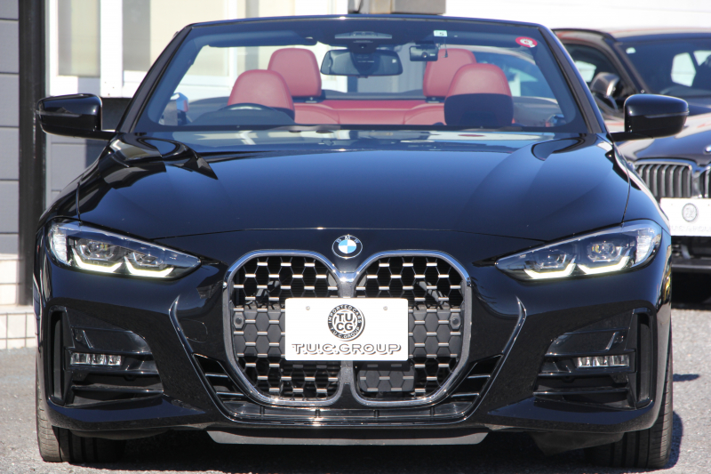 BMW 4シリーズ 420i ｶﾌﾞﾘｵﾚ Mｽﾎﾟｰﾂ 新車保証R7年7月迄 電動ｵｰﾌﾟﾝ ﾀｺﾗﾚｯﾄﾞﾚｻﾞｰ ｴｱｶﾗｰ ｵﾌﾟｼｮﾝ19AW 追従ACC ｽﾃｱﾘﾝｸﾞｻﾎﾟｰﾄ LEDﾍｯﾄﾞﾗｲﾄ ｵｰﾄﾊｲﾋﾞｰﾑ Applecarplay対応 HDDﾅﾋﾞPｱｼｽﾄ ｱﾝﾋﾞｴﾝﾄﾗｲﾄ 2年保証