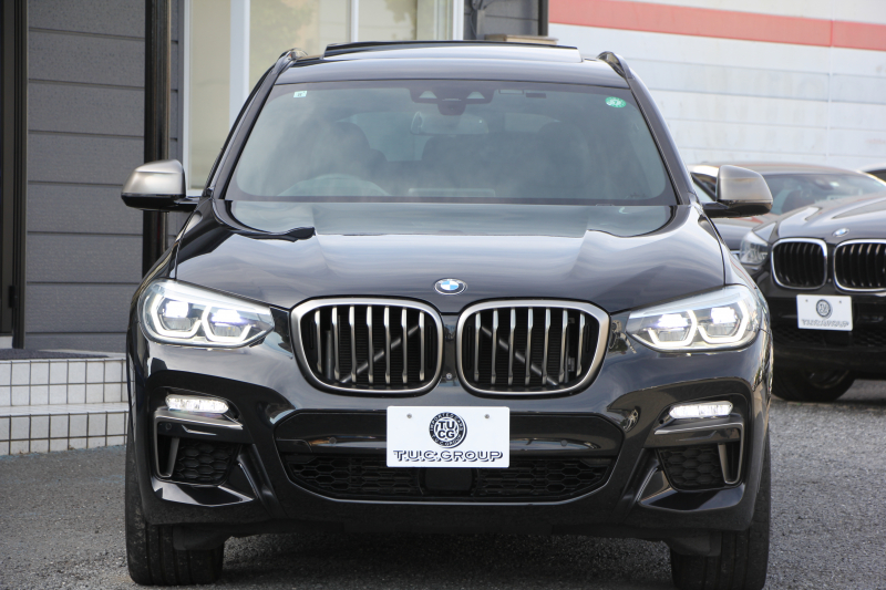 BMW X3 M40d ｾﾚｸﾄP 326馬力【特選車】3.0Lﾃﾞｨｰｾﾞﾙﾀｰﾎﾞﾊﾟﾉﾗﾏｻﾝﾙｰﾌ 全席ﾋｰﾀｰ黒革  ﾊｰﾏﾝｶｰﾄﾞﾝｻｳﾝﾄﾞHUD ﾘｱｼｰﾄ可倒調整 専用21AW Mｽﾎﾟｰﾂﾃﾞﾌ&ﾌﾞﾚｰｷ 追従ACC ｽﾃｱﾘﾝｸﾞｻﾎﾟｰﾄ ﾀｯﾁ画面HDDﾅﾋﾞTV 360度ｶﾒﾗ ｱﾝﾋﾞｴﾝﾄﾗｲﾄ 電動ﾄﾗﾝｸ 2年保証