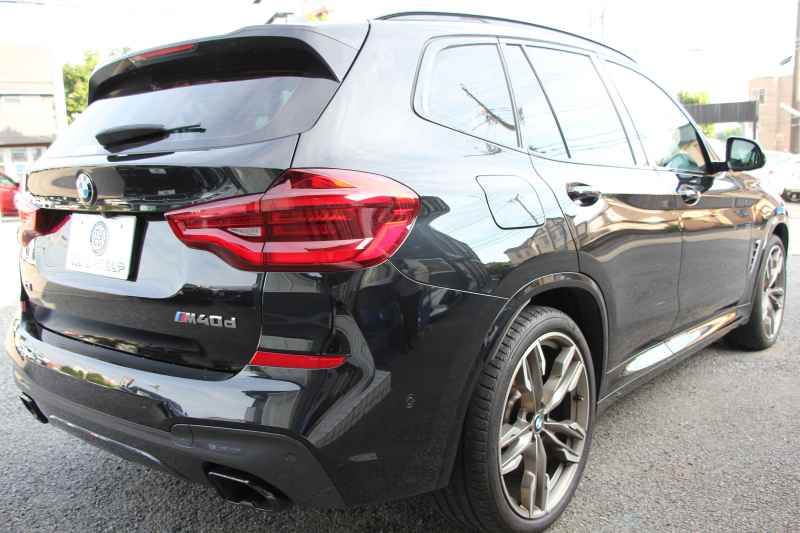 BMW X3 M40d ｾﾚｸﾄP 326馬力【特選車】3.0Lﾃﾞｨｰｾﾞﾙﾀｰﾎﾞﾊﾟﾉﾗﾏｻﾝﾙｰﾌ 全席ﾋｰﾀｰ黒革  ﾊｰﾏﾝｶｰﾄﾞﾝｻｳﾝﾄﾞHUD ﾘｱｼｰﾄ可倒調整 専用21AW Mｽﾎﾟｰﾂﾃﾞﾌ&ﾌﾞﾚｰｷ 追従ACC ｽﾃｱﾘﾝｸﾞｻﾎﾟｰﾄ ﾀｯﾁ画面HDDﾅﾋﾞTV 360度ｶﾒﾗ ｱﾝﾋﾞｴﾝﾄﾗｲﾄ 電動ﾄﾗﾝｸ 2年保証