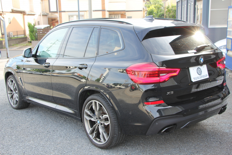 BMW X3 M40d ｾﾚｸﾄP 326馬力【特選車】3.0Lﾃﾞｨｰｾﾞﾙﾀｰﾎﾞﾊﾟﾉﾗﾏｻﾝﾙｰﾌ 全席ﾋｰﾀｰ黒革  ﾊｰﾏﾝｶｰﾄﾞﾝｻｳﾝﾄﾞHUD ﾘｱｼｰﾄ可倒調整 専用21AW Mｽﾎﾟｰﾂﾃﾞﾌ&ﾌﾞﾚｰｷ 追従ACC ｽﾃｱﾘﾝｸﾞｻﾎﾟｰﾄ ﾀｯﾁ画面HDDﾅﾋﾞTV 360度ｶﾒﾗ ｱﾝﾋﾞｴﾝﾄﾗｲﾄ 電動ﾄﾗﾝｸ 2年保証