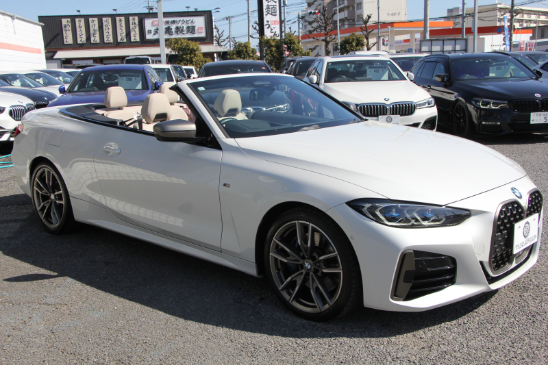 BMW 4シリーズ M440i Xdrive ｶﾌﾞﾘｵﾚ ｺﾝﾌｫｰﾄP 4WD 1ｵﾅ ｱﾝｿﾗｼﾞｯﾄｼﾙﾊﾞｰｿﾌﾄﾄｯﾌﾟ真珠色 ｵｲｽﾀｰﾚｻﾞｰ ｴｱｶﾗｰ ﾚｰｻﾞｰﾗｲﾄ ﾊｰﾏﾝｶｰﾄﾞﾝ 直6ﾀｰﾎﾞ387馬力 可変Mｻｽ 専用ﾌﾞﾚｰｷ&ﾃﾞﾌ BMWﾗｲﾌﾞｺｯｸﾋﾟｯﾄ Applecarplay対応 HDDﾅﾋﾞ360度ｶﾒﾗ HUD 2年保証