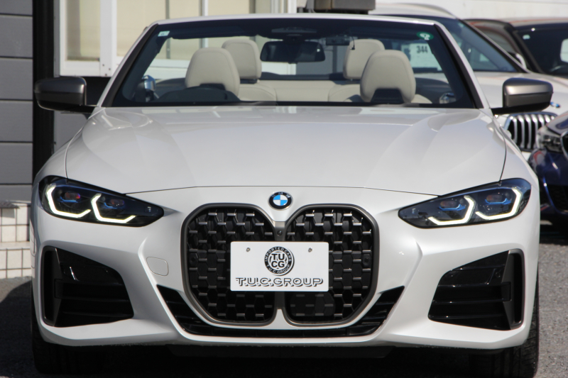 BMW 4シリーズ M440i Xdrive ｶﾌﾞﾘｵﾚ ｺﾝﾌｫｰﾄP 4WD 1ｵﾅ ｱﾝｿﾗｼﾞｯﾄｼﾙﾊﾞｰｿﾌﾄﾄｯﾌﾟ真珠色 ｵｲｽﾀｰﾚｻﾞｰ ｴｱｶﾗｰ ﾚｰｻﾞｰﾗｲﾄ ﾊｰﾏﾝｶｰﾄﾞﾝ 直6ﾀｰﾎﾞ387馬力 可変Mｻｽ 専用ﾌﾞﾚｰｷ&ﾃﾞﾌ BMWﾗｲﾌﾞｺｯｸﾋﾟｯﾄ Applecarplay対応 HDDﾅﾋﾞ360度ｶﾒﾗ HUD 2年保証