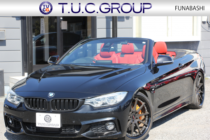 BMW 4シリーズ 435i ｶﾌﾞﾘｵﾚ Mｽﾎﾟｰﾂ 直6ﾀｰﾎﾞ306馬力 ﾋｰﾀｰ赤革 ﾊｲﾊﾟｰﾌｫｰｼﾞﾄﾞ20AW ﾋﾞﾙｼｭﾀｲﾝ車高調 Mﾊﾟﾌｫｰﾏﾝｽﾌﾞﾚｰｷ ｵﾚﾝｼﾞｷｬﾘﾊﾟｰ 追従ACC HUD LEDﾍｯﾄﾞﾗｲﾄ 衝突軽減ﾌﾞﾚｰｷ 車線逸脱警告 歩行者警告 HDDﾅﾋﾞTV 2年保証