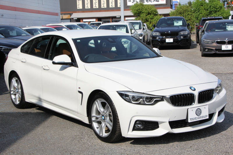 BMW 4シリーズ 420i ｸﾞﾗﾝｸｰﾍﾟMｽﾎﾟｰﾂ 最終ﾓﾃﾞﾙ 1ｵｰﾅ ｺﾆｬｯｸﾚｻﾞｰ  LEDﾍｯﾄﾞﾗｲﾄ 最終専用LEDｽﾓｰｸﾃｰﾙ&ｴｱﾛﾘｱﾃﾞｨﾌｭｰｻﾞｰ NEWﾙｰﾑﾐﾗｰ ﾀｯﾁ画面HDDﾅﾋﾞﾌﾙｾｸﾞTV 追従ACC ﾚｰﾝC警告 電動ﾄﾗﾝｸ 衝突軽減ﾌﾞﾚｰｷ 車線逸脱&歩行者警告 2年保証