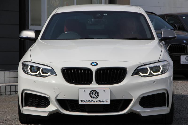 BMW 2シリーズ M240iｸｰﾍﾟ後期 340馬力 B58新ｴﾝｼﾞﾝ ﾋｰﾀｰ赤革 ｱﾀﾞﾌﾟﾃｨﾌﾞMｻｽ 追従ACC LEDﾍｯﾄﾞﾗｲﾄ&ﾃｰﾙ ﾀｯﾁ画面HDDﾅﾋﾞPｱｼｽﾄ 衝突軽減ﾌﾞﾚｰｷ 車線逸脱警告 歩行者警告 ﾊﾟﾄﾞﾙｼﾌﾄ ｽﾏｰﾄｷｰ 18AW Mｽﾎﾟｰﾂﾌﾞﾚｰｷ 2年保証