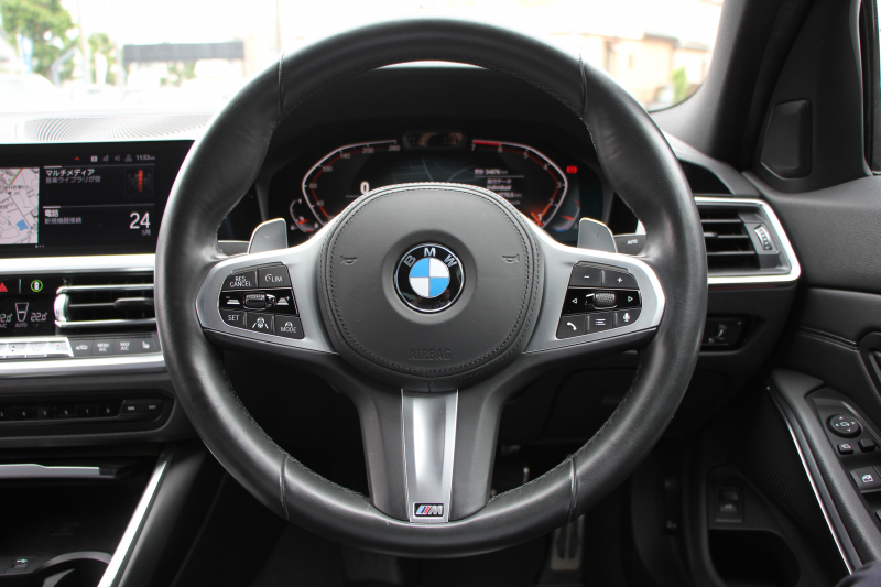 BMW 3シリーズ 320i Mｽﾎﾟｰﾂ ﾊｲﾗｲﾝ ﾌｧｽﾄﾄﾗｯｸ&ｺﾝﾌｫｰﾄP ﾋｰﾀｰ黒革 HUD ｱﾀﾞﾌﾟﾃｨﾌﾞMｻｽ Mspﾌﾞﾚｰｷ 19AW ﾀｯﾁﾊﾟﾈﾙ対応HDDﾅﾋﾞｱｯﾌﾟﾙｶｰﾌﾟﾚｲ 電動ﾄﾗﾝｸ LEDﾍｯﾄﾞﾗｲﾄ ｵｰﾄﾊｲﾋﾞｰﾑ Pｱｼｽﾄ 追従ACC ｽﾃｱｻﾎﾟｰﾄ 2年保証