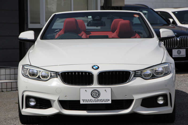 BMW 4シリーズ 440i ｶﾌﾞﾘｵﾚ Mｽﾎﾟｰﾂ 電動ｵｰﾌﾟﾝ B58B30A新ｴﾝｼﾞﾝ 326馬力直6ﾀｰﾎﾞﾋｰﾀｰ赤革 LEDﾍｯﾄﾞﾗｲﾄ 追従ACC HUD ﾚｰﾝﾁｪﾝｼﾞ警告 衝突軽減ﾌﾞﾚｰｷ 車線逸脱警告 歩行者警告 HDDﾅﾋﾞTV 19AW 専用ｴｱﾛ 2年保証