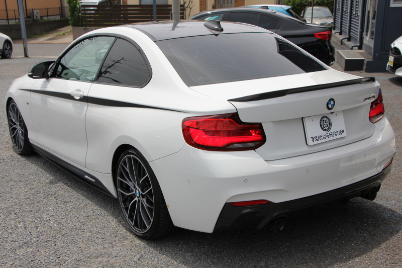 BMW 2シリーズ M240i ｸｰﾍﾟ後期 ﾌｪｲｽﾘﾌﾄ後 B58新ｴﾝｼﾞﾝ 直6ﾀｰﾎﾞ340馬力 ｺｰﾗﾙﾚｯﾄﾞﾚｻﾞｰ Mﾊﾟﾌｫｰﾏﾝｽｴｱﾛ&19AW H&Rｻｽ ｱﾀﾞﾌﾟﾃｨﾌﾞMｻｽ LEDﾍｯﾄﾞﾗｲﾄ&ﾃｰﾙ 追従ACC ﾀｯﾁ画面HDDﾅﾋﾞPｱｼｽﾄ ﾊﾟﾄﾞﾙｼﾌﾄ 2年保証